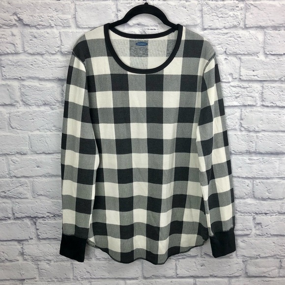 Old Navy Sweaters - Old Navy Buffalo Plaid Thermal Sweater Top
